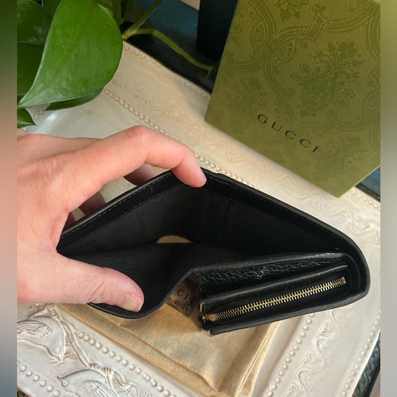 GUCCI GG Marmont Supreme Compact Wallet - Picture 6 of 12